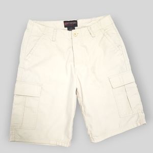 Northpoint Cargo Shorts Rip-Stop Cream Waist 34